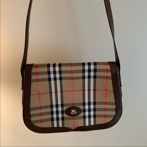 Vintage Burberry Satchel Bag